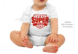 body infantil super filho Tecido ribana 96% poliéster + 4% elastano Estampa Colorida  Sublimação  
